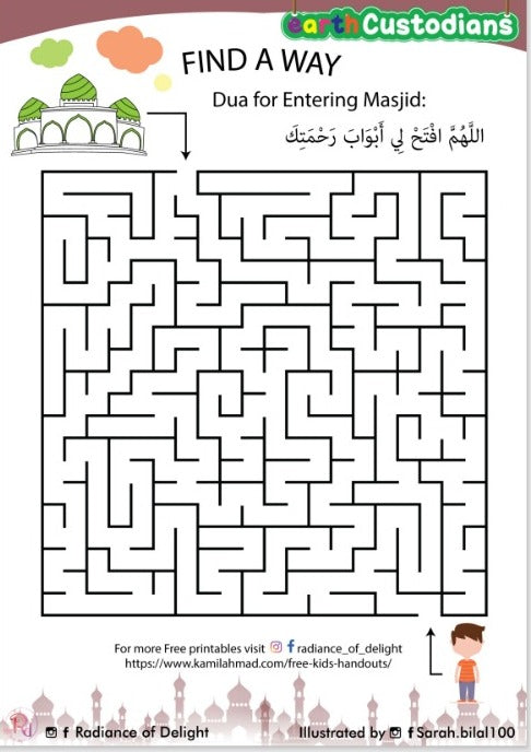 Free Salah/Prayer Activity pages