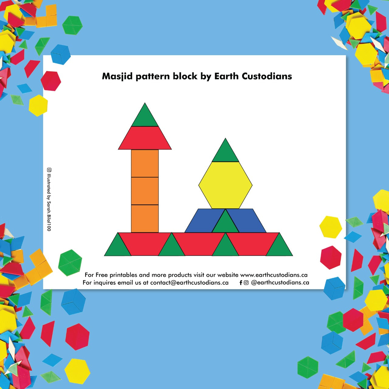 Masjid Pattern blocks (Digital Download) – Earth Custodians.ca