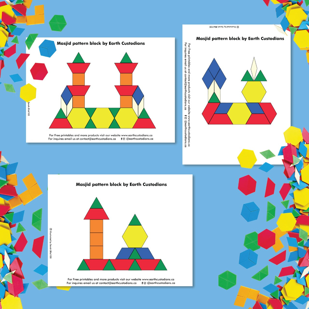 Masjid Pattern blocks (Digital Download)